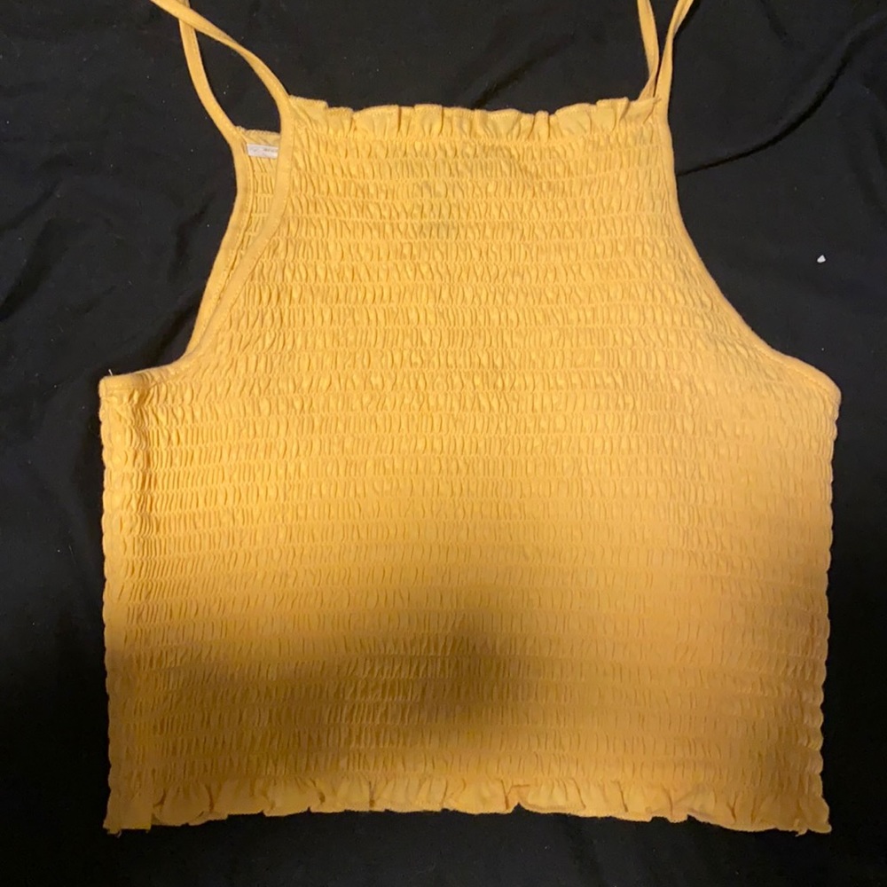 woven halter top